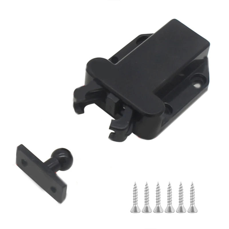 Description Picture 3 of itemDoor Push for Single Door for Touch Latches Chassis Cabinet Furniture Push Lock Open the Door Without