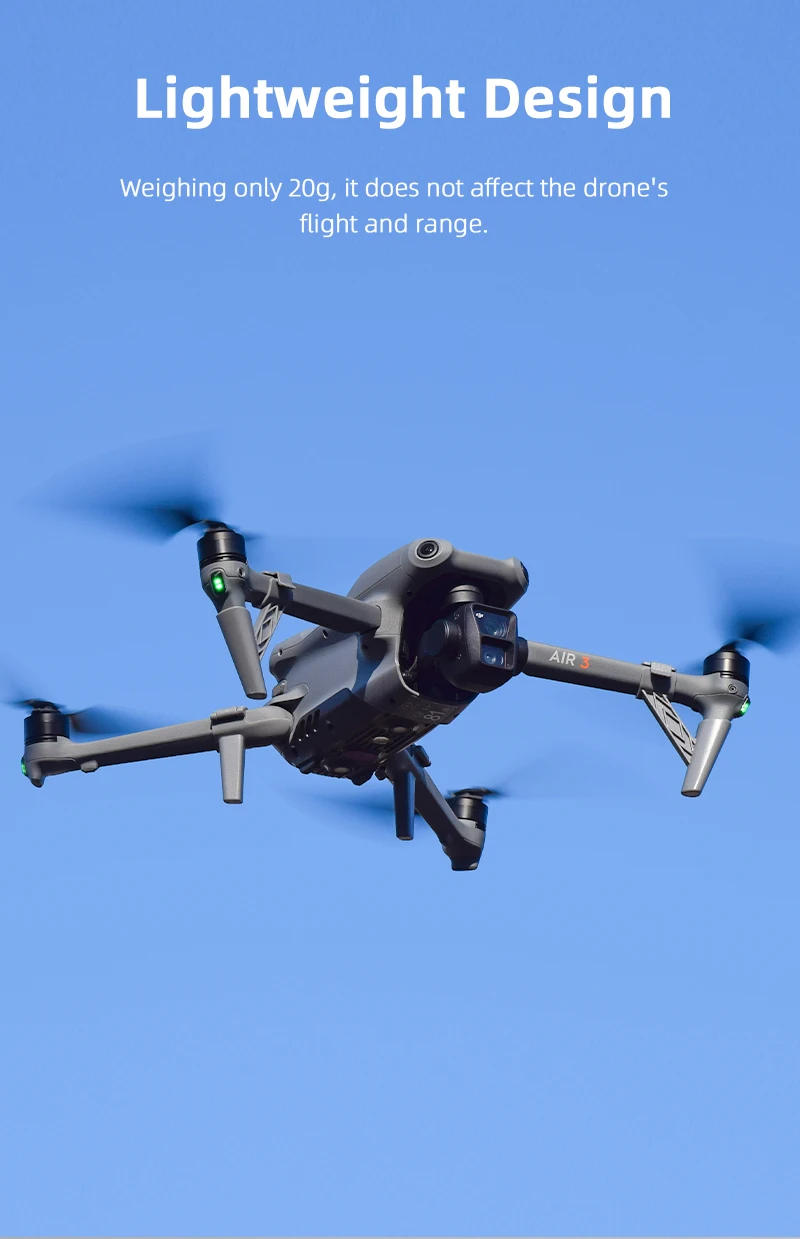 Description Picture 6 of itemLanding Gear for DJI Air 3/Air 3S Increase Expansion Bracket Extended Ultra -Light Leg Gimbal Camera Protection Drone Accessory