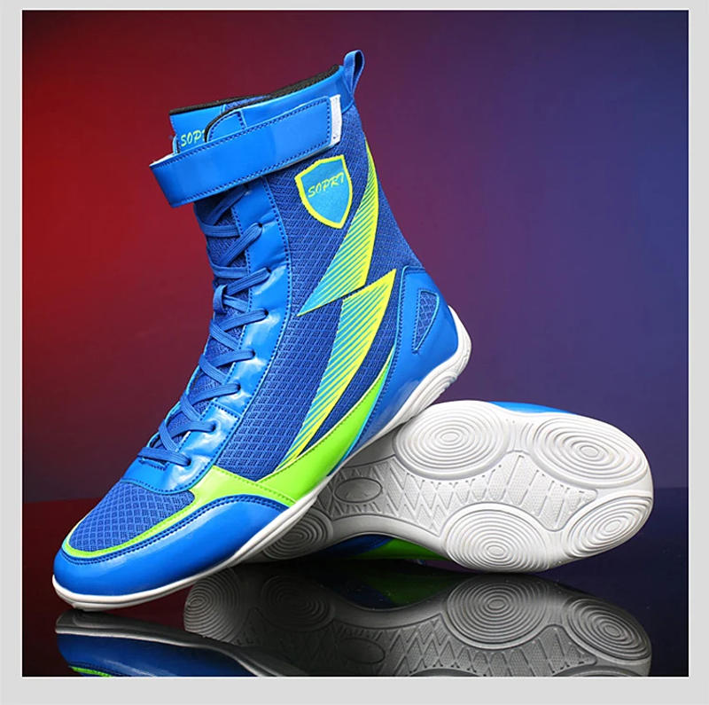 Description Picture 5 of itemLiXingMingNew men's boxing. Wrestling sports shoes, high top foot protection fencing shoes, squat weightlifting shoes