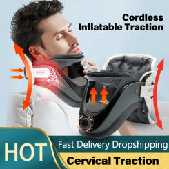 Neck Traction Device Inflatable Cervical Vertebra Tractor Support Stretcher Posture Corrector Cervical Collar Stretch Neck Care