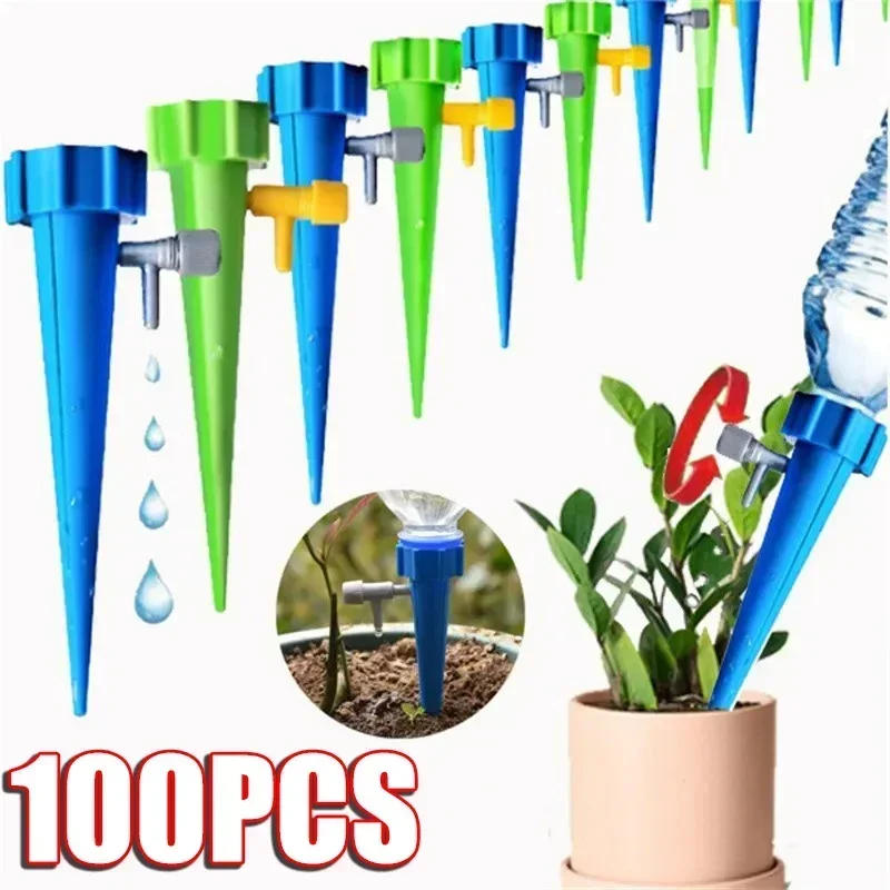 Description Picture 3 of itemAutomatic Drip Irrigation System Self Watering Spike for Flower Plants Greenhouse Garden Adjustable Auto Water Dripper Device