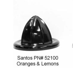 Santos Models 11, 38 or 52 Orange & Lemon SQUEEZER / REAMER PN# 52100