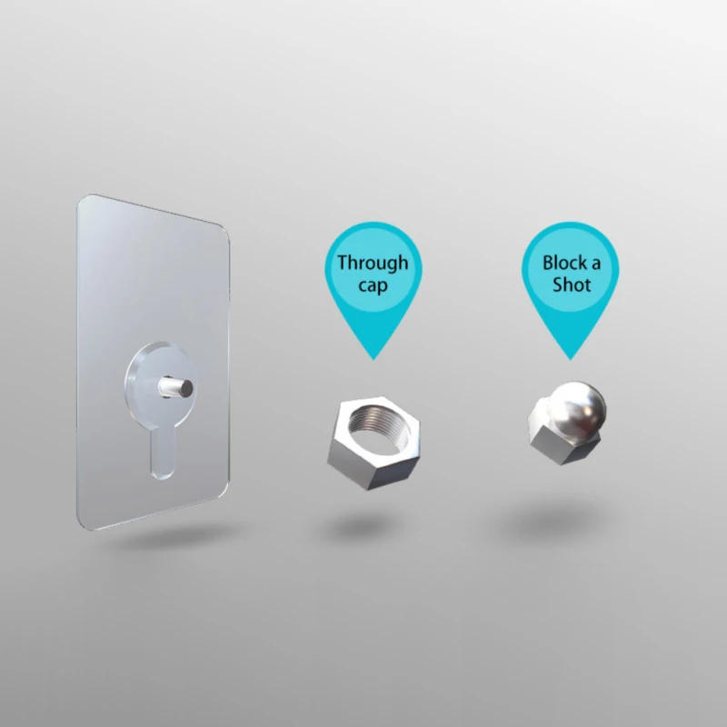 Description Picture 3 of itemPunch-Free Screw Stickers Wall Picture Non-Marking Hook Invisible Traceless Picture Hanging Kitchen Bathroom Hanger Hook