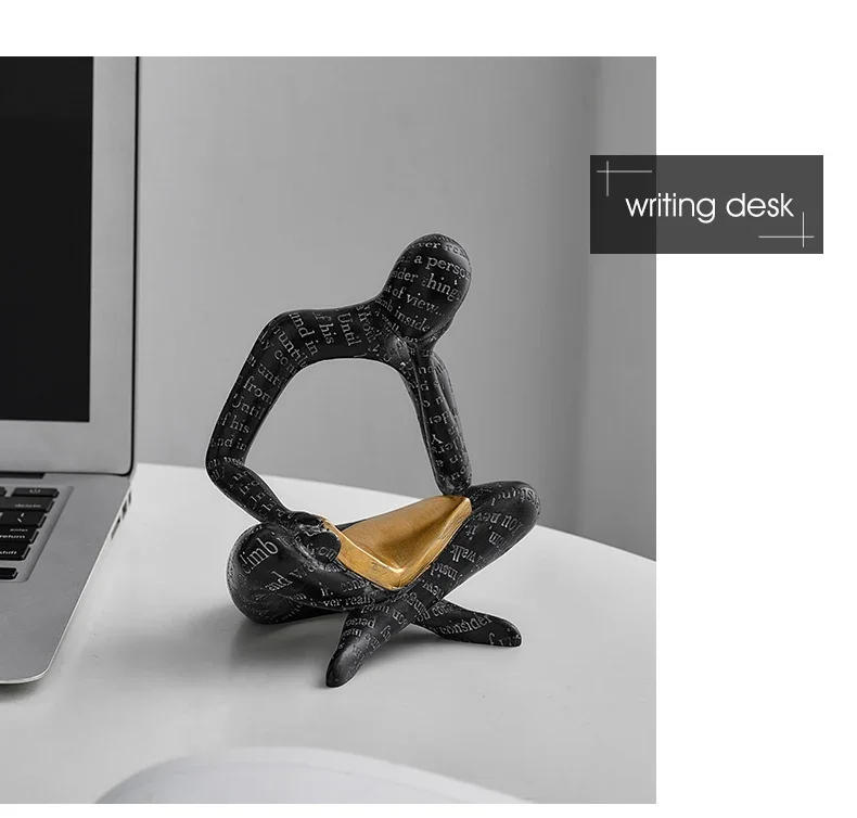 Description Picture 4 of itemAbstract Figure Statue Modern Home Decoration Sculptures & Figurines for Interior Nordic Living Room Ornaments Table Decorations