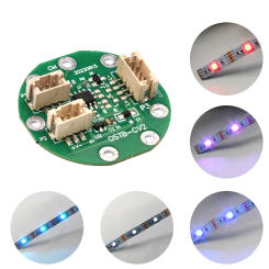 Circular River Lamp Module Air Separation Touch Induction Switch DC5V Cellular Coil Light Strip White/Color Light RGB LED Module