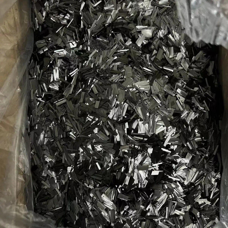 Description Picture 2 of item100/500G 10MM Carbon Fiber Modified Reinforced Conductive Chopped High Temperature Carbon Fiber Chopped Strand Marble Texture