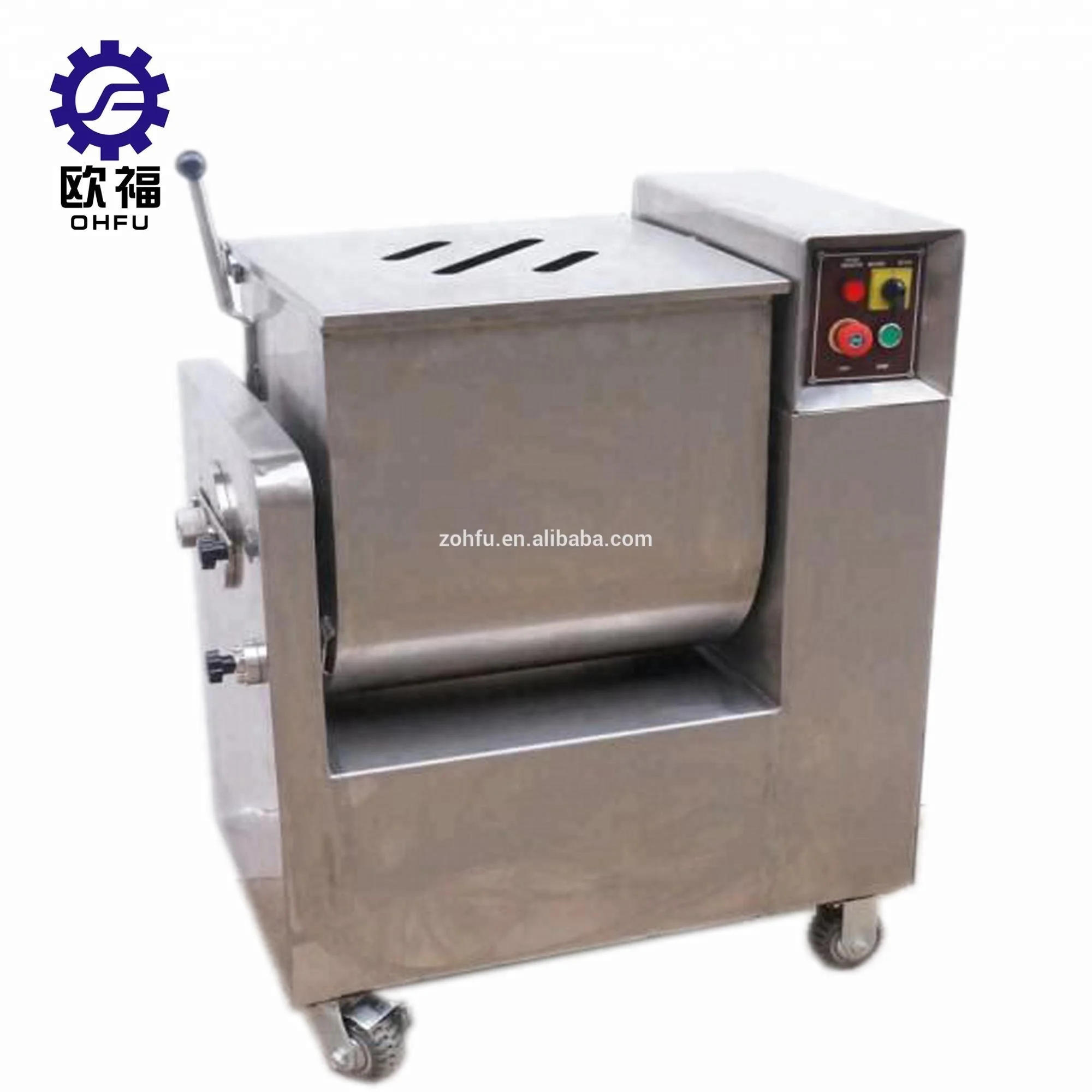 Description Picture 2 of itemCommercial Electric Stainless Steel Industrial Meat Blender Food Powder Mix Vegetable Sausage Meat Mixer Mixing Machine