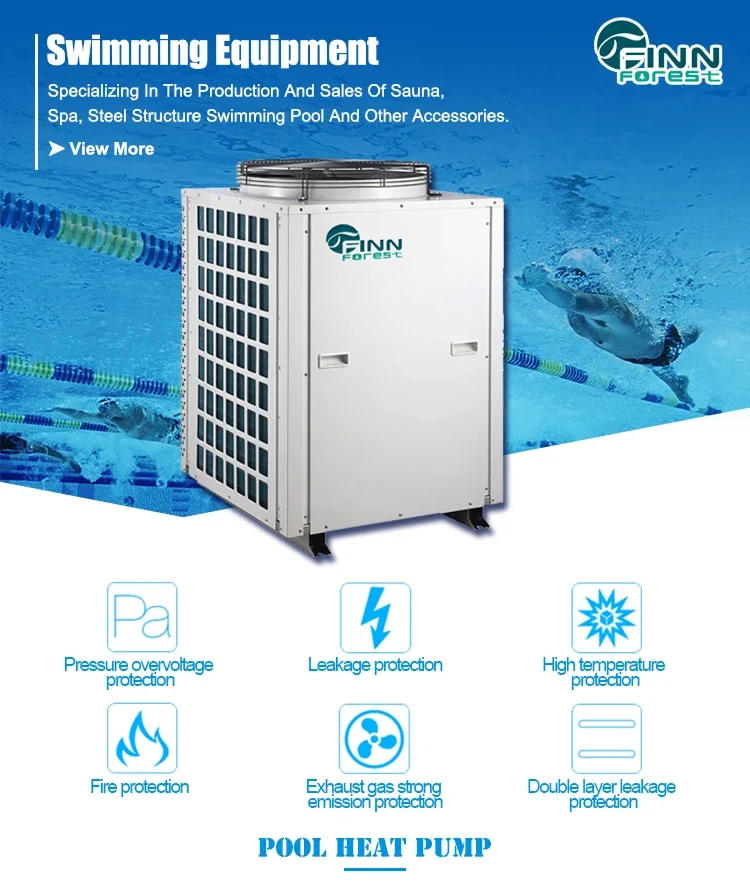 Description Picture 2 of itemPool HeaterCommercial Air Source Swimming Pool Heat Pump Water Heater FOR Hotel, School And Bath Rooms