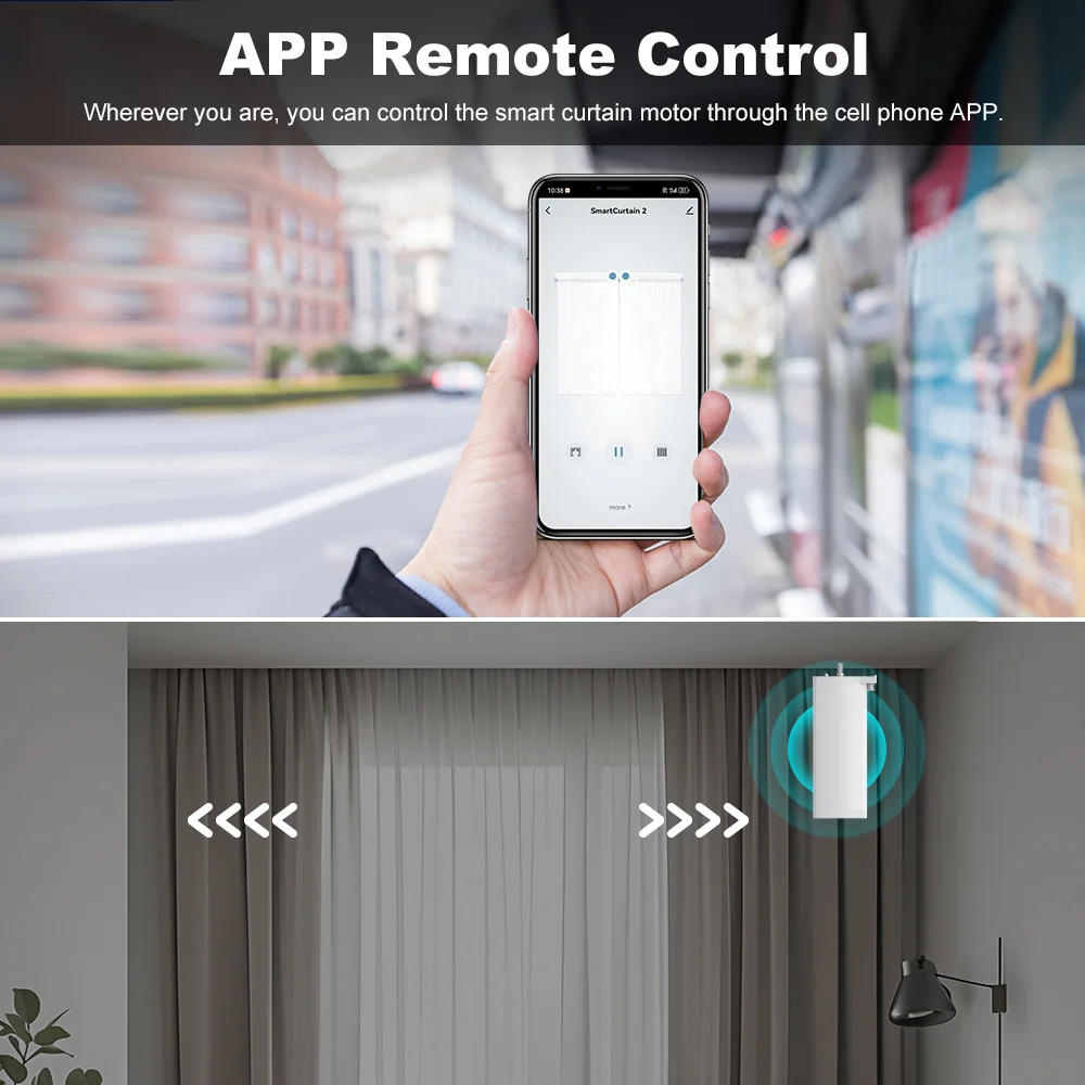 Description Picture 5 of itemTuya Smart Zigbee Electric Curtain Shutter Motor 15CM size Smart Automatic Home Support Voice Control Alexa Google Assistant