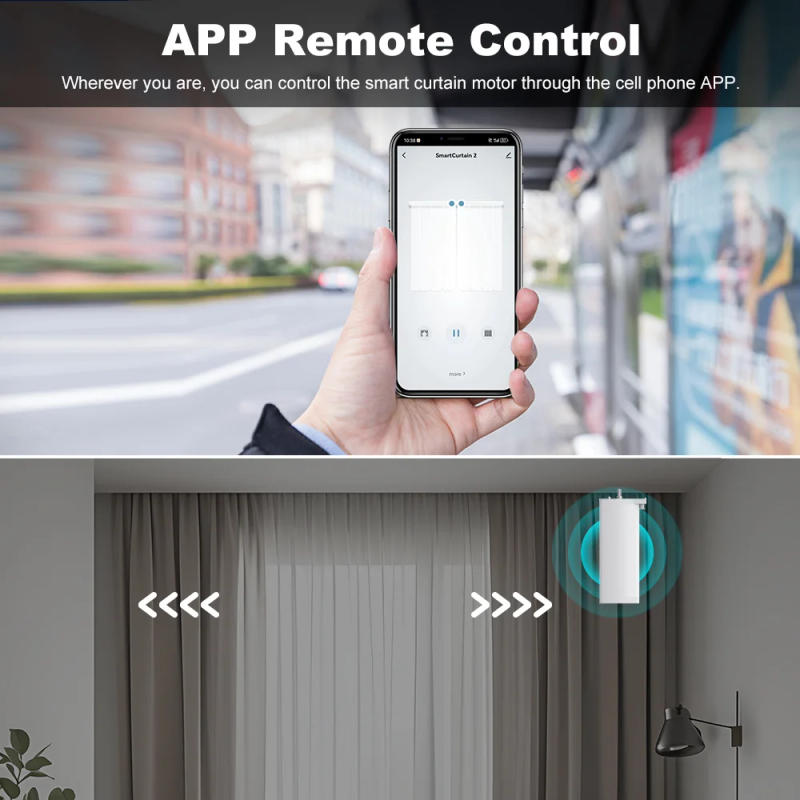 Description Picture 5 of itemTuya Smart Zigbee Electric Curtain Shutter Motor 15CM size Smart Automatic Home Support Voice Control Alexa Google Assistant