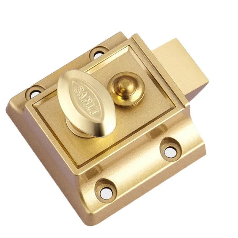 Description Picture 6 of itemRetro Style Exterior Door Locks Zinc Alloy Indoor Anti-theft Wooden Doors Locks Golden Multiple Safety Door Lock Home Hardware