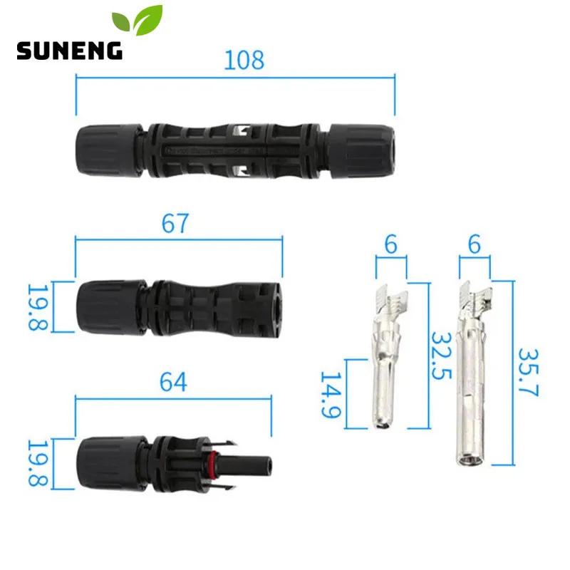 Description Picture 5 of itemTUV approved 1500V Solar Connector Solar plug 30A for Solar Panel Connector UV Resistant Male Female Plug