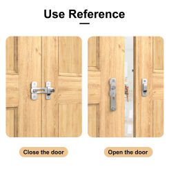 Practical Door Lock Security Gate Latch Stainless Steel Suitable For Barn Coop Garden Garage Home Outdoor
