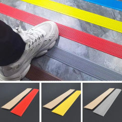 Carpet Pads Mat Self-adhesive Anti-Slip Stair Strip PVC Non Slip Staircase Sticker Staircase Protection Kindergarten
