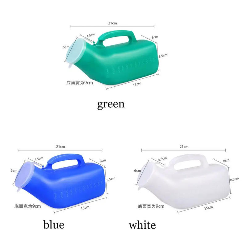 Description Picture 2 of item1200ml Urinal Men's Large-capacity Night Pot with Lid Elderly Portable Mobile Toilet Urinary Bottle Disability Old Man Helper