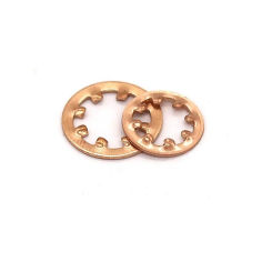 Phosphor bronze lock washer inside and outside tooth chrysanthemum pad copper anti-slip meson stop anti-loose gasket m3m4m5~m10