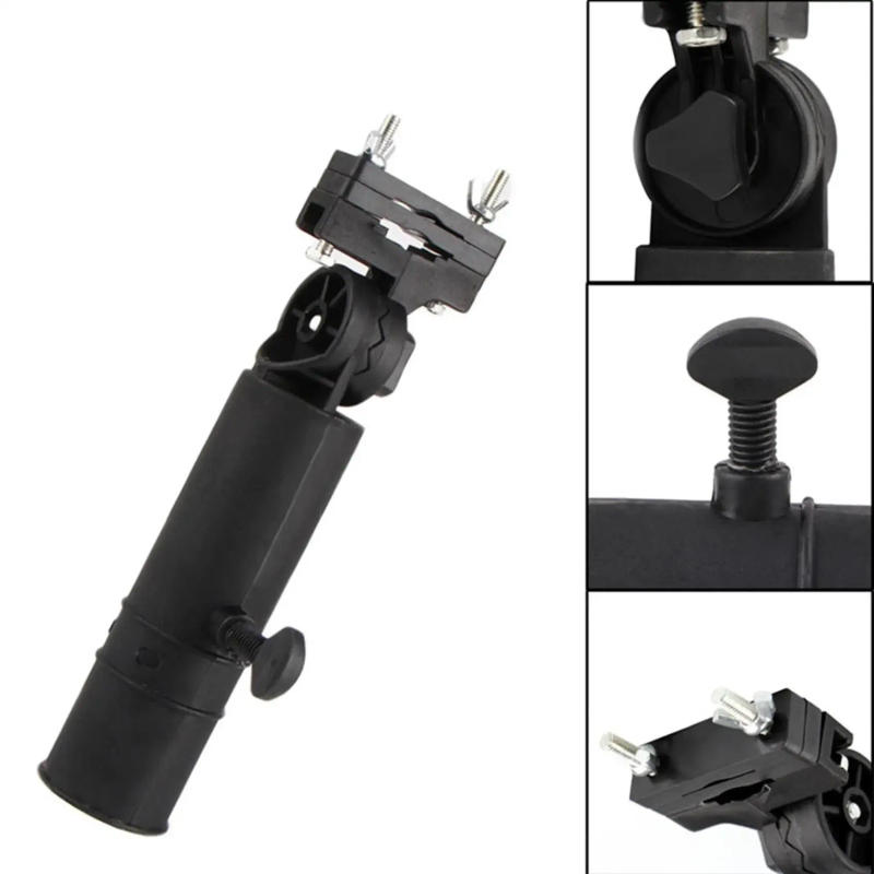 Description Picture 3 of itemBicycle Umbrella Holder Wheelchair Umbrella Connector Stroller Umbrella Stands Any Angle Swivel Rain Gear Tool