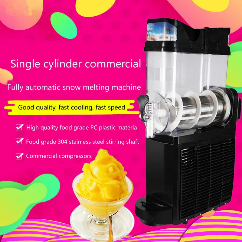 Description Picture 2 of itemPBOBP Ice Slusher 1 Tanks Slush Machine Smoothies Granita Machine 890W Snow Melting Machine