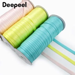 5/10/20M Colorful Elastic Bands 12mm Bra Shoulder Strap Rubber Band for Underwear Clothes Ribbon Tape DIY Sewing Accessories