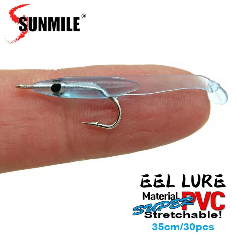 Description Picture 5 of itemSUNMILE 30pcs Eel Soft Fishing Lure 35mm PescaTackle Wobblers Fish Lures Carp Leurre Souple Soft Baits
