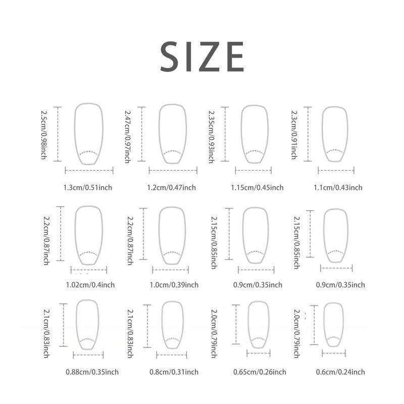 Description Picture 3 of item24 PCs Short French Minimalist Glitter Nails with 1 Jelly Gel and 1 Nail File