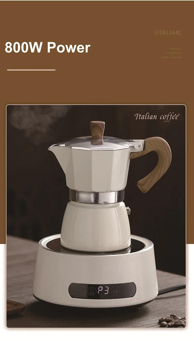 Description Picture 5 of item220V Electric Ceramic Stove Coffee Stove Portable Outdoor Coffee Heater 7 Gear Adjust Electric Tea Stove Hot Plate Water Boiler