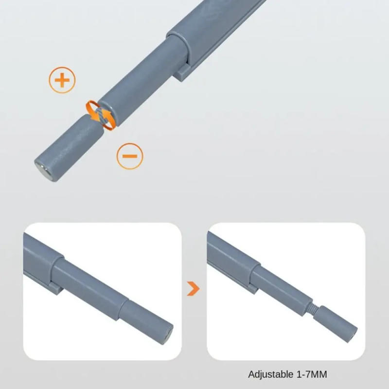 Description Picture 6 of itemDamper Buffers Cabinet Door Suction Open Touch Soft Quiet Closer Cabinet Catches Furniture Accessories Hardware Door Stopper