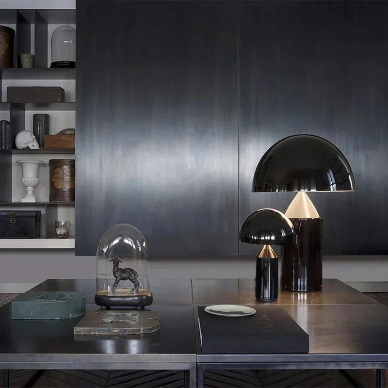 Description Picture 6 of itemNordicpostmodern simplebedroombedside table lamp personalized creative gold light luxury designer ins wind table lampторшерثريات