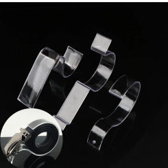 Fashion Boutiques display props Belt display racks Acrylic girdle Display Stand holder desktop Leather belt/waistband stand