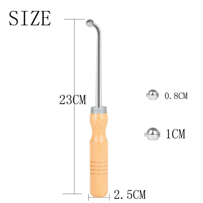 Description Picture 3 of itemTrumpet Repair Tools French Horn Brass Musical Instrument Maintenance Tools Metal Trumpet Accessories With 2 Sheet Metal Balls