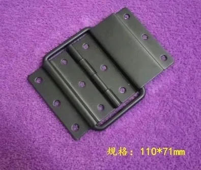 Description Picture 4 of item2Pcs/Lot Black Road Flight Case recessed hasp hinge corner protector spring pull Road Case Hardware Kit