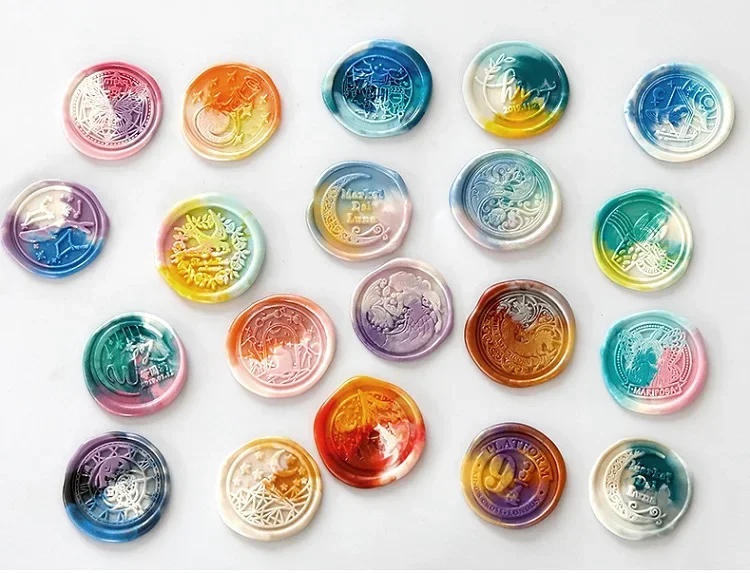 Description Picture 5 of item200 Pcs Wax Print Beads Wax Seal for Stamps Wax Lacquer for Seals Retro Sealing Gold Wedding Birthday Lacre for Card Making