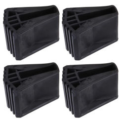 4 Pcs Ladder Feet Rubber Pads Cover Telescoping Ladder Feet Foot Pads Cover 3.3x0.8x2.4in for Extension Ladder