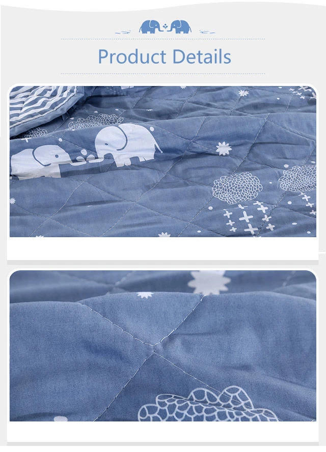 Description Picture 5 of item2022 Summer Cotton Quilts Thin Air-conditioning Comforter Soft Breathable Office Nap Blanket Quilted Bed Covers and Bedspreads