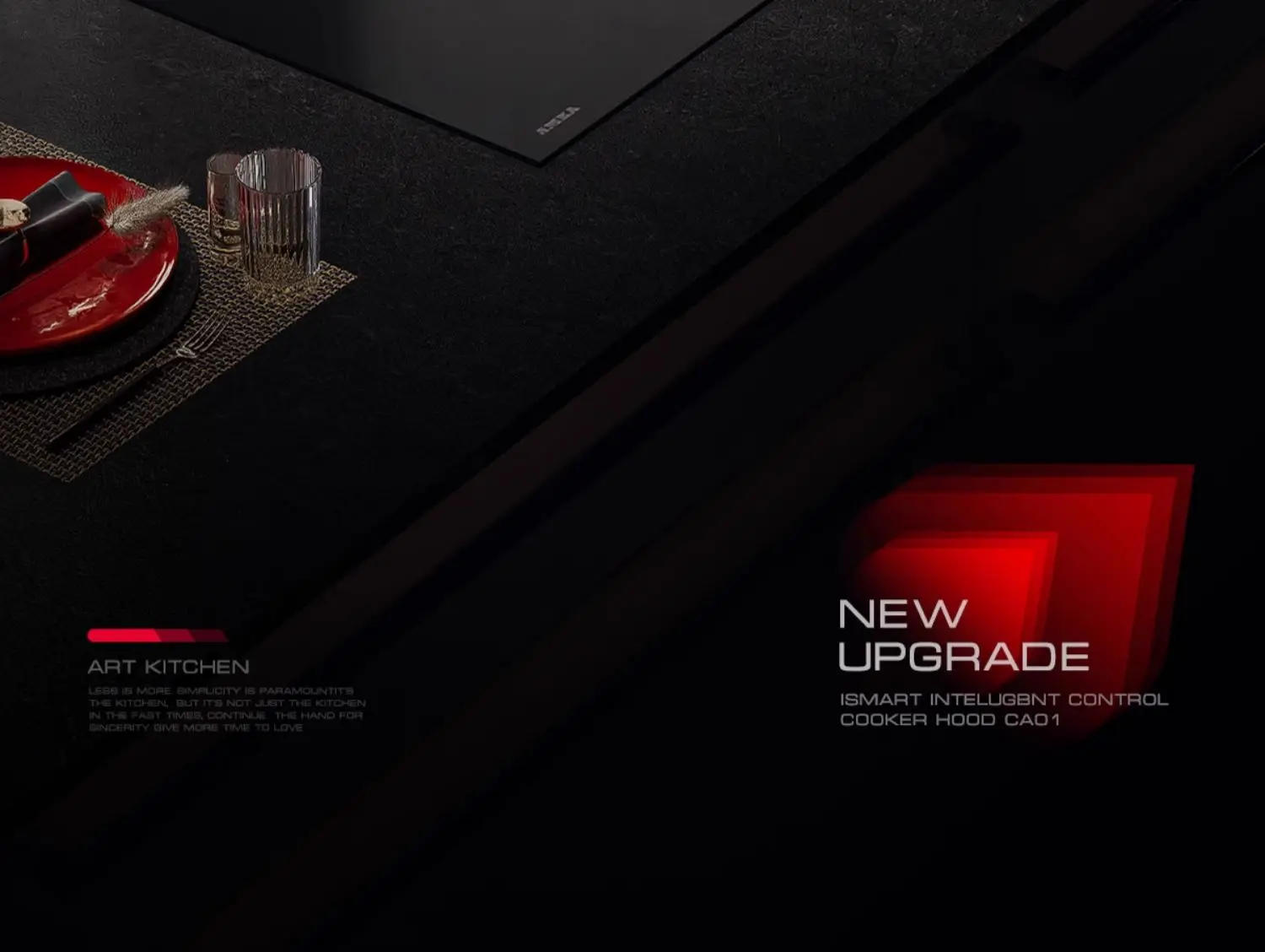 Description Picture 3 of itemAmka 220V Bulit-in Induction Hobs 735x435mm Dual Cooker Kitchen Induction Stove Touch Control Induction Cooker 3400W Firepower