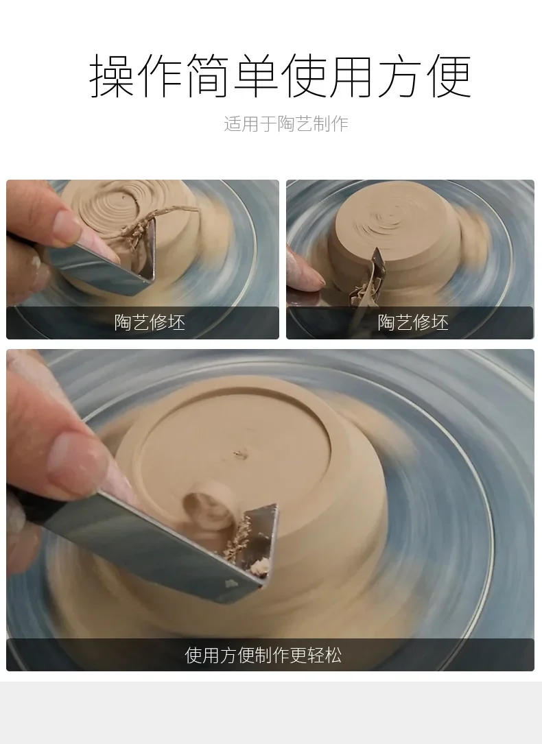 Description Picture 3 of itemNew 8 Pack Metal Clay Carving Knife,Pottery Tools,Clay Hand Tools,Ceramic Tools Set Engraving, Shaping,Clay Sculpture,Styling