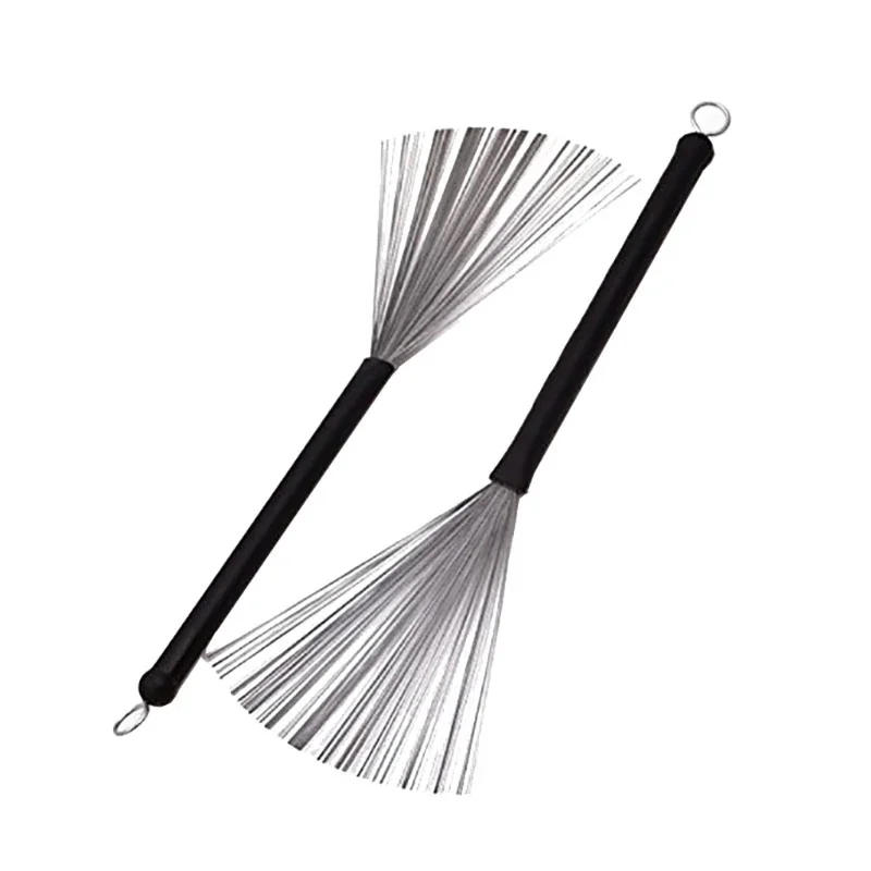 Description Picture 5 of item1PC Retractable Wavy Drum Brushes Telescopic Percussion Professional Wire Brushes Drumsticks Drum Accessories