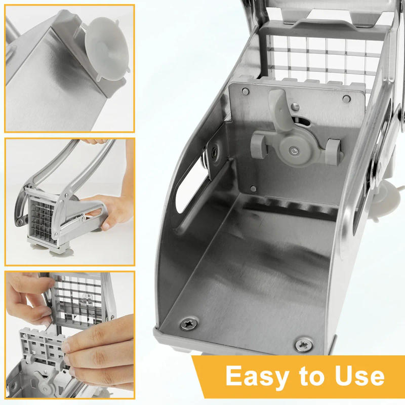 Description Picture 6 of itemFrench Fry Cutter Stainless Steel Potato Slicer Manual Vegetable Cutter Potato Chips Maker French Fries Cutter Kitchen Tools