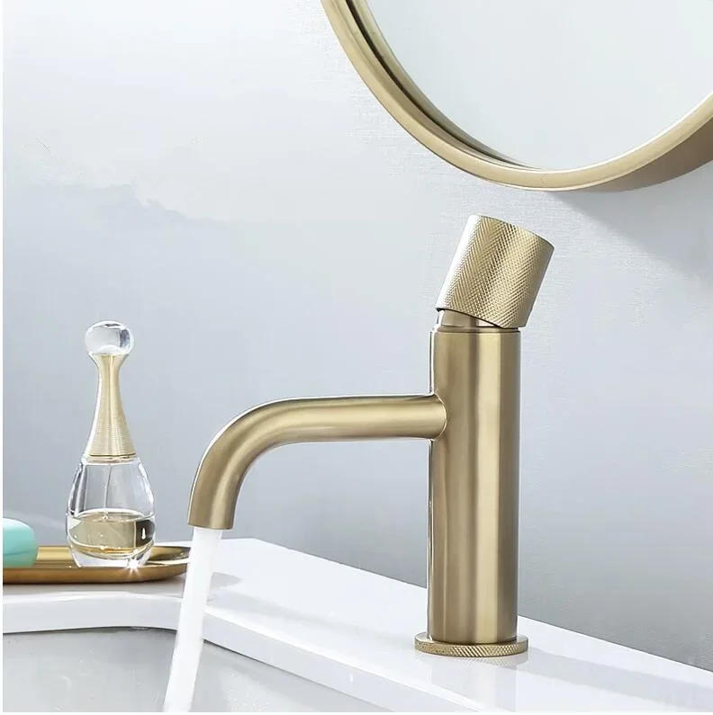 Description Picture 3 of itemRose Gold Basin Faucet Modern Sink Mixer Tap Brass Wash basin Single Handle Single Hole Crane For Bathroom