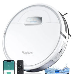 Honiture Robot Vacuum Cleaner 4000pa Suction 3 in 1 Sweeping Mop for Carpet Self-Charging APP Voice Control Smart Home Appliance