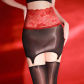 B Skirt Red Black