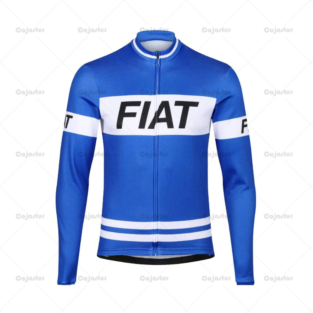 Description Picture 2 of itemRetro Men Cycling Jersey Long Sleeve Winter Fleece & Thin Mercier Bicycle Clother Retro Bike Clothing Maillot Ciclismo