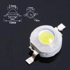 Wholesale 500pcs 1W3W5W Bulbs High Power LED Lamp Diodes Full Watt White Red Blue Green Yellow for Spotlight Downlight Chip