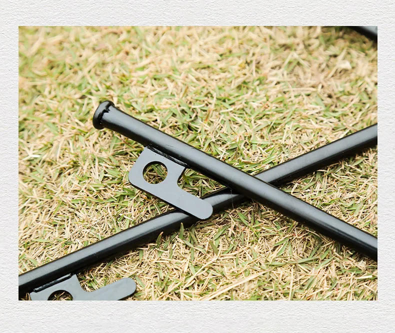 Description Picture 4 of item40cm Steel Tent Peg 30cm Metallic Ground Nail 20cm Iron Tent Stakes Outdoor Camping Canopy Sunshade Flysheet Tarp Accessories