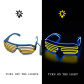 Blue and yellow