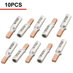 10pcs DTLC-14/16/25 10-25mm2 Wire Terminal Cable Lugs Wiring Connector For Circuit Breaker Connector Nose Electric Power Fitting
