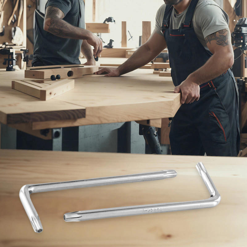 Description Picture 4 of item2pcs/Set Hex Wrench T10/T15/T20/T25/T30 Double-End 2-Way Torx Screwdriver Spanner Wrench Car Machine Repair Wrench Tools