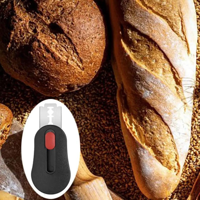 Description Picture 3 of item2 Set Magnetic Bread Scoring Blade Set Retractable Blade with Replacement Blades Bread Dough Cutter Rust-proof Sourdough Razor