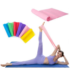 Resistance Band Exercise Fitness Band Training Elastic Natural Rubber Home Gym Sport Equipment Yoga Pilates Stretch 1.5m