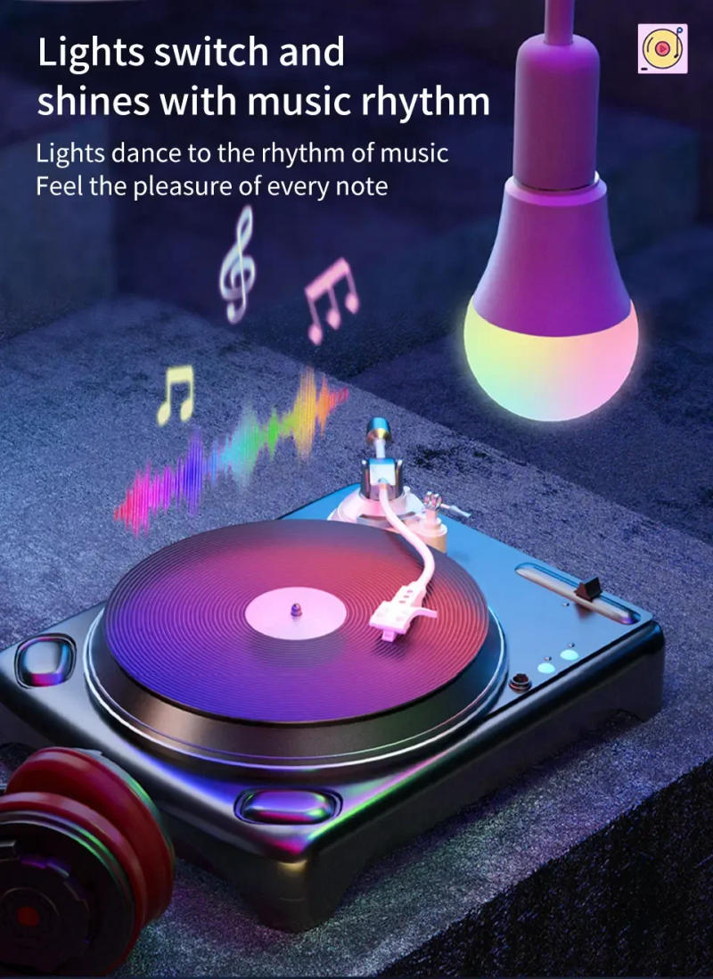 Description Picture 6 of itemTuya Smart Bulb WiFi Dimmable LED Light Bulb RGB Smart Bulb 100-240V App Control Remote Control Support Alexa Alice Google Home